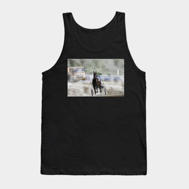 harness horse cart racing 03 Tank Top by hottehue